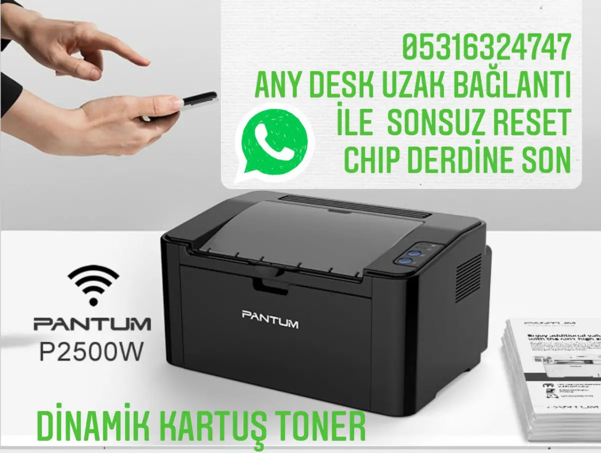 Pantum Yazıcı Resetleme Chipsiz Çalıştırma Yazılımıları