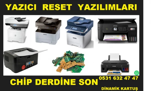 YAZICI RESET YAZILIMLARI SONSUZ RESET