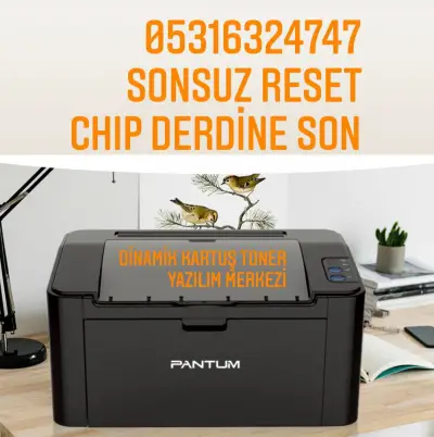 Pantum P2500w Ve M6550 Reset  Yazılımı FWR.